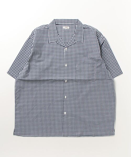 【BEAMS】/メンズ/半袖シャツ /Mサイズ /ネイビー BEAMS 半袖シャツ Mサイズ ネイビー ボタンダウン - メルカリ