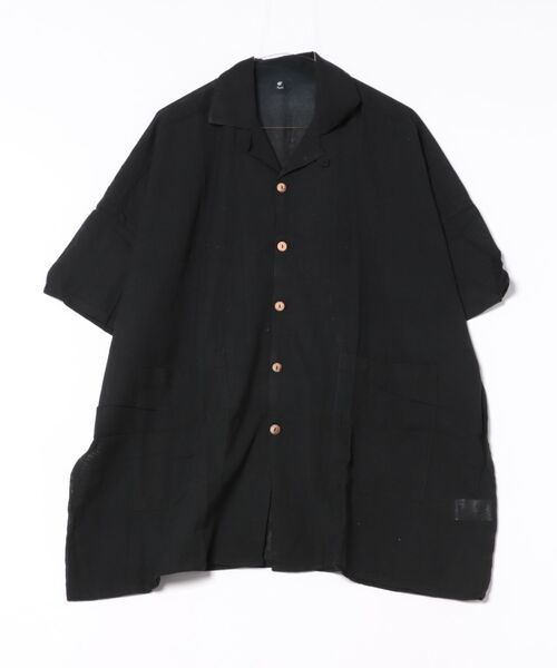 チャイハネ☆フロランメンズシャツ BLACK フロランメンズシャツ(BLUE): 『チャイハネ』公式通販