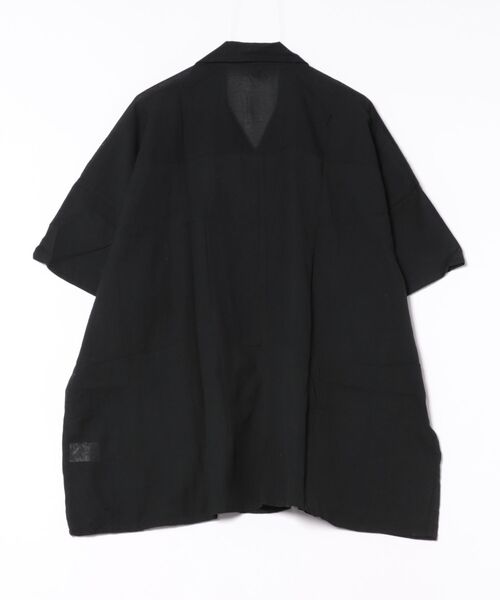 チャイハネ☆フロランメンズシャツ BLACK チャイハネ チャイハネ フロランメンズシャツ （ブラック