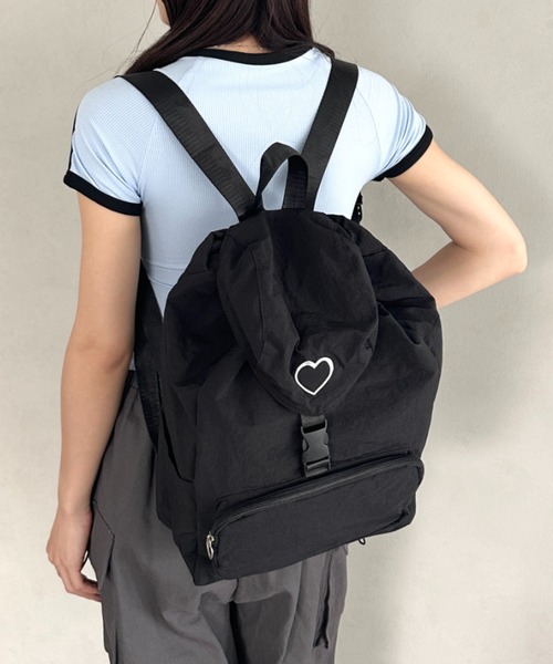 極美品 ラシット リュック デイパック A4収納可能 ナイロン モノグラム 美品 ラシット リュック デイパック A4収納可能 ナイロン