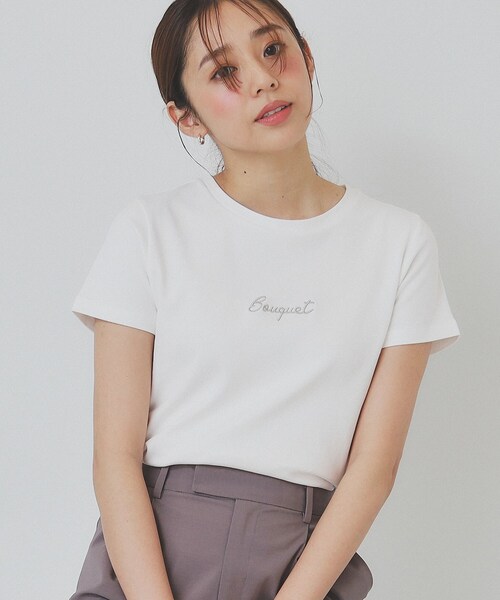 index（インデックス） tシャツ ワンポイントロゴ刺繍Tシャツ「UV/接触