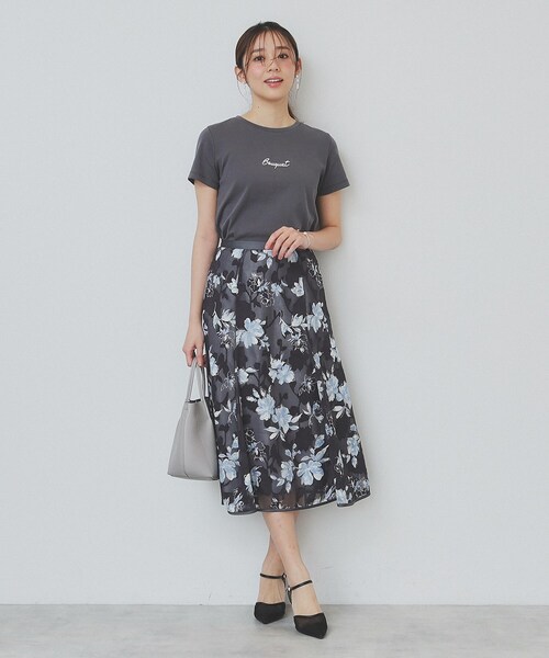 index（インデックス） tシャツ ワンポイントロゴ刺繍Tシャツ「UV/接触