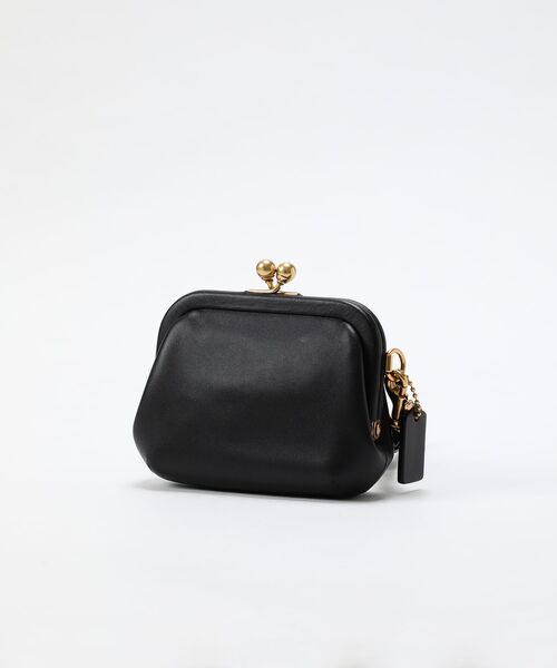 コインケース　ブラック プラダ PRADA コインケース レザー ブラック シルバー ユニ