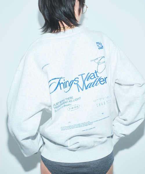 新春初売り THINGS THAT MATTER スウェット トップス
