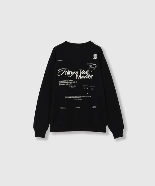 THINGS THAT MATTER トレーナー　スウェット THINGS THAT MATTER トレーナー スウェット CHAOTIC” SWEAT