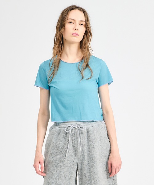 tシャツ GOOD PEOPLE GOOD STITCHING GOOD PRODUCT for ESTNATION / カラー ショートTシャツ レ
