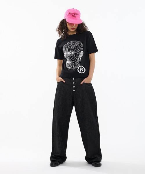 WISH FOR EVER（ウィッシュフォーエバー） tシャツ FACE GRAPHIC ART