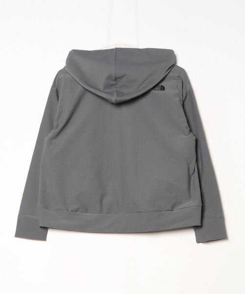 「THE NORTH FACE」 ワンポイントプルオーバーパーカー S グレー レディース