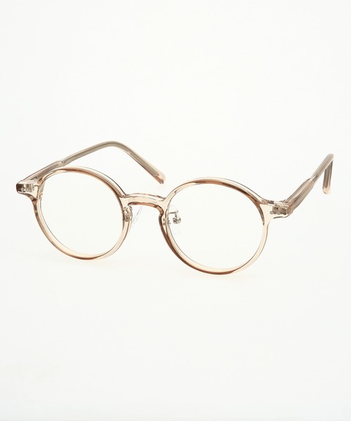 伊達メガネ メガネ 眼鏡 an meets zakka メタル芯入りフレームビッグ