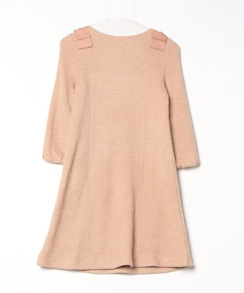 「UNIVERVAL MUSE」 長袖ワンピース 2 ベージュ レディース_画像2