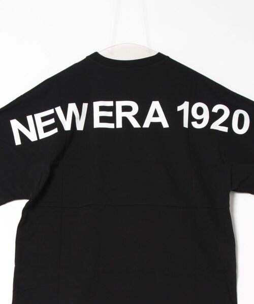 「NEW ERA」 半袖Tシャツ M ベージュ メンズ