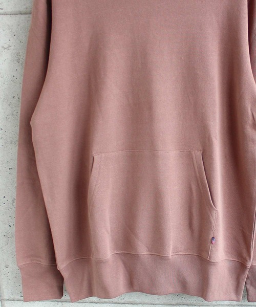 「SHISKY」 「shi-jyoman」プルオーバーパーカー X-LARGE モカ メンズ
