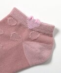 靴下 ハートショートソックス キッズ 子供 女の子の詳細画像2