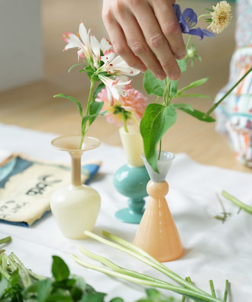 amabro（アマブロ） 花瓶 「amabro/アマブロ」MINI VASE -TWO TONE