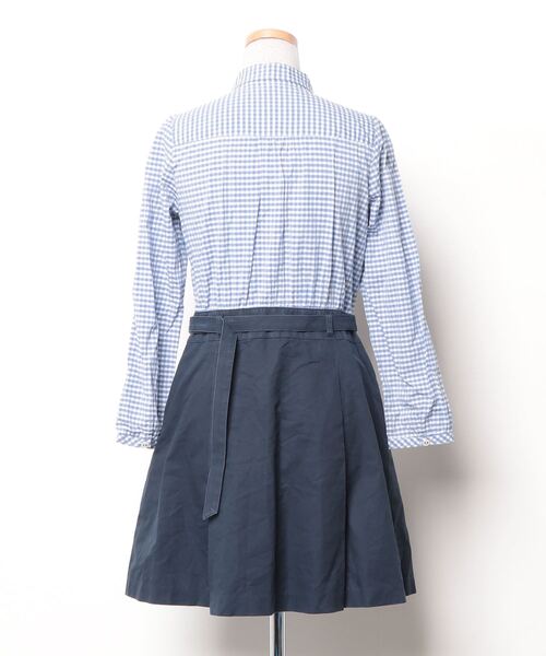 バーバリー　BURBERRY ブルーレーベル　チュニック　ワンピースチェック 美品】バーバリーブルーレーベル BURBERRY BLUELABEL シャツ