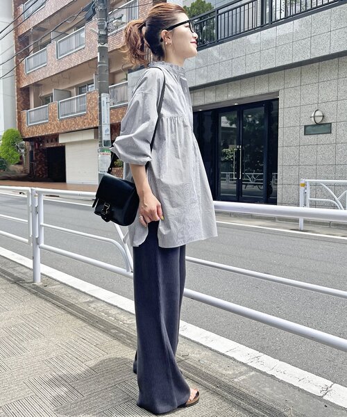 「Spick & Span」 長袖シャツ FREE ネイビー レディース Spick＆Span 「Spick & Span」 長袖ブラウス FREE ネイビー