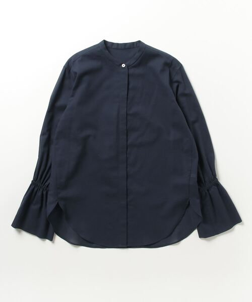「BEAUTY&YOUTH UNITED ARROWS」 長袖ブラウス FREE ネイビー レディース