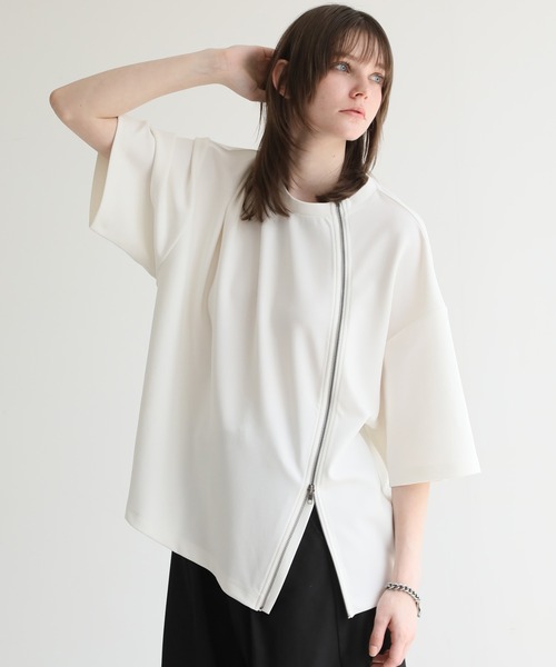 ELLUV tシャツ 「ELLUV/エルヴ」クリアジョーゼット ラウンド