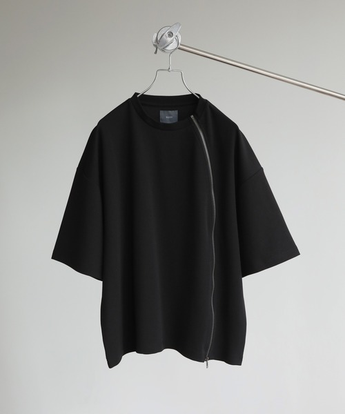 ELLUV tシャツ 「ELLUV/エルヴ」クリアジョーゼット ラウンドジップ