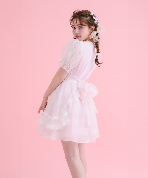 mellfy memory（メルフィーメモリー） スカート Fairy gingham tulle