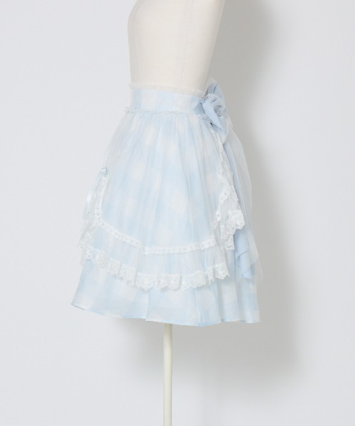 mellfy memory（メルフィーメモリー） スカート Fairy gingham tulle