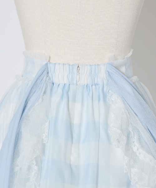 mellfy memory（メルフィーメモリー） スカート Fairy gingham tulle
