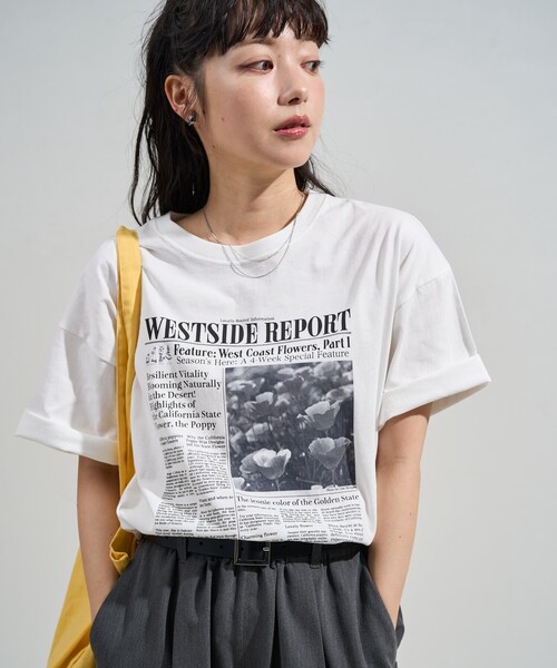 FREAK'S STORE（フリークスストア） tシャツ news paper Tシャツ