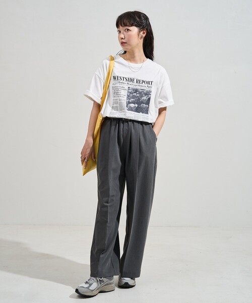 FREAK'S STORE（フリークスストア） tシャツ 半袖 news paper Tシャツ