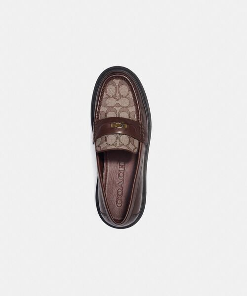 COACH 「COACH」 ローファー 27cm ブラウン メンズ : ZOZOTOWN