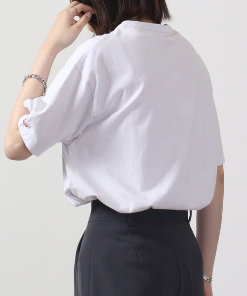 「LUMBER」 半袖Tシャツ L ホワイト レディース