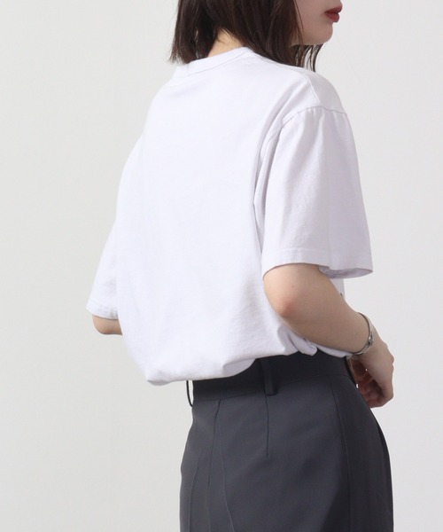 「LUMBER」 半袖Tシャツ L ホワイト レディース