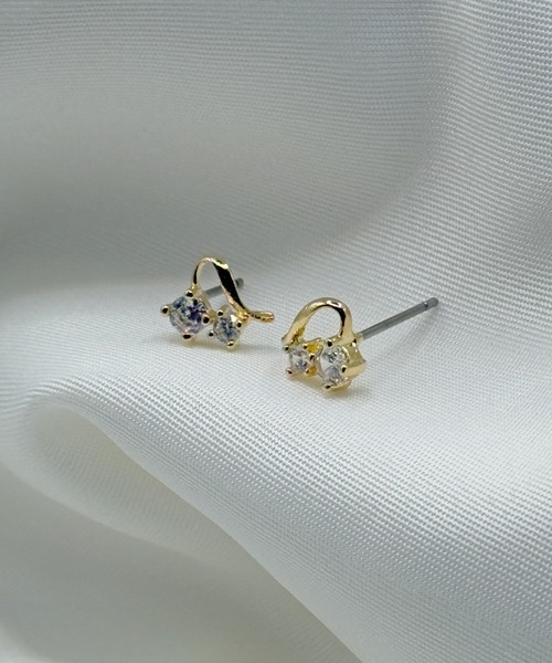 Heartdance（ハートダンス） ピアス キュービックハートピアス