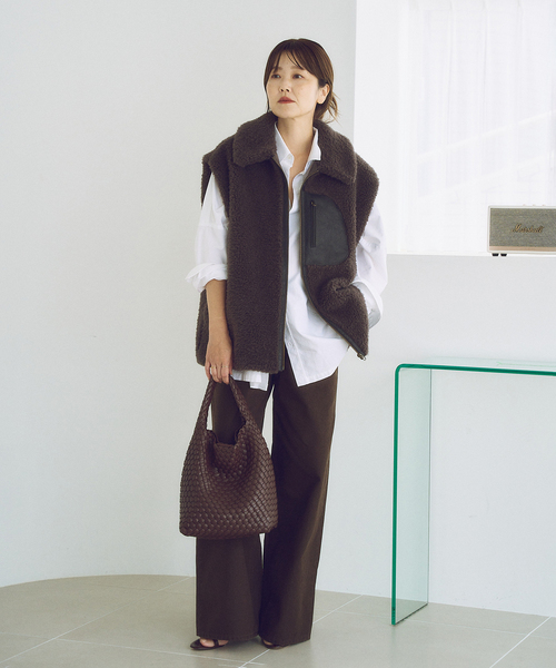 plage（プラージュ） コート アウター lesTendre boa ベスト