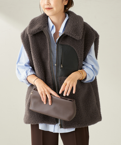 plage（プラージュ） コート アウター lesTendre boa ベスト