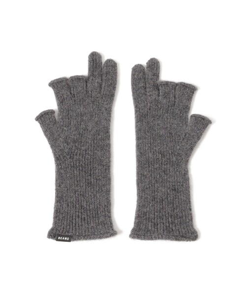 BEAMS（ビームス） 手袋 カシミア フィンガーレス グローブ メンズ