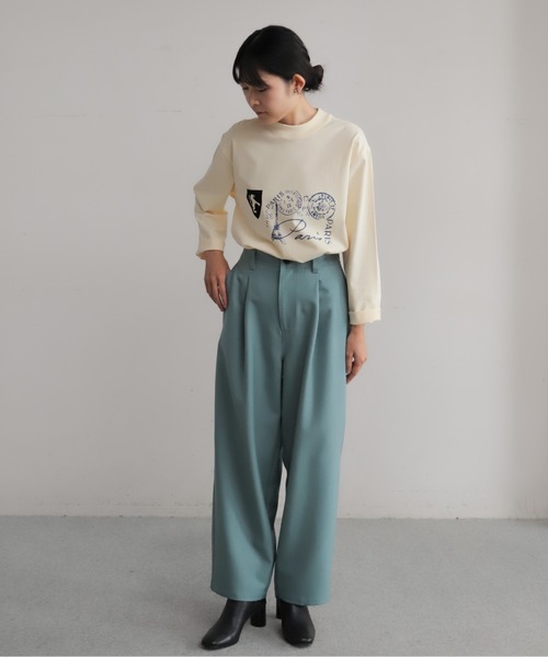 パンツ ポリエステルツイル　タックパンツ レディース | ブランド登録なし | 07