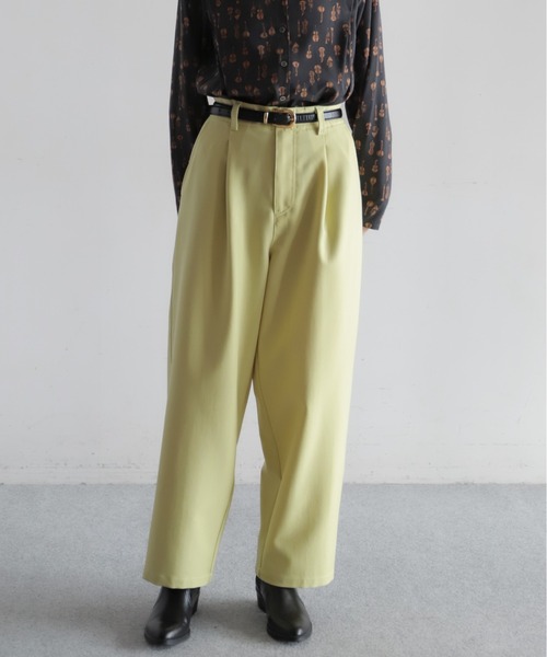 パンツ ポリエステルツイル　タックパンツ レディース | ブランド登録なし | 12