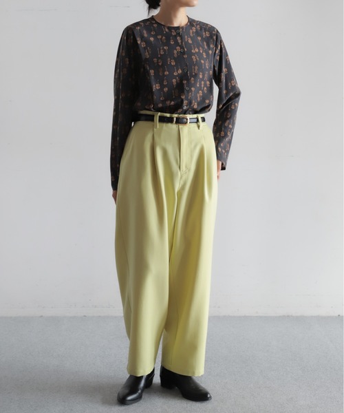 パンツ ポリエステルツイル　タックパンツ レディース | ブランド登録なし | 13