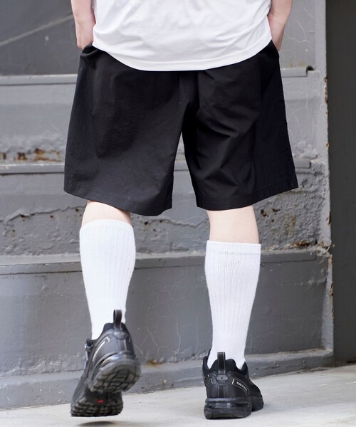 「PUBLUX」 「THE NORTH FACE」ショートパンツ LARGE ブラック メンズ_画像4