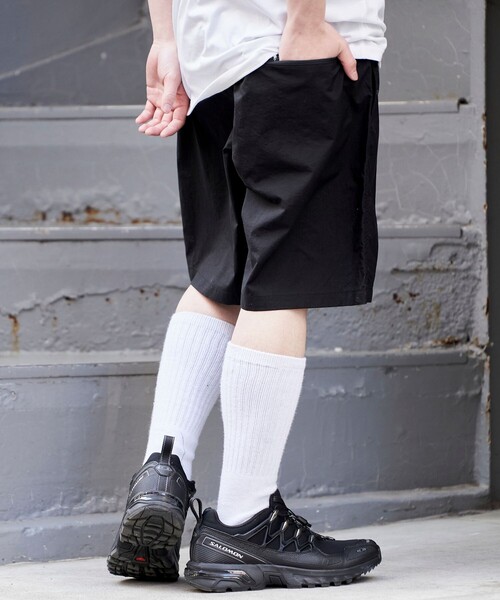 「PUBLUX」 「THE NORTH FACE」ショートパンツ LARGE ブラック メンズ_画像5