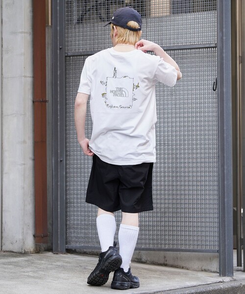 「PUBLUX」 「THE NORTH FACE」ショートパンツ LARGE ブラック メンズ_画像8