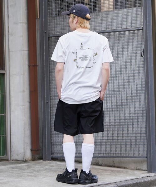 「PUBLUX」 「THE NORTH FACE」ショートパンツ LARGE ブラック メンズ_画像9