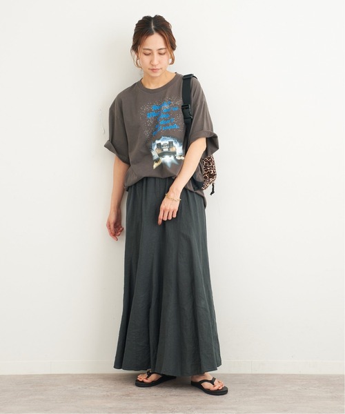 「FRAMeWORK」 フレアスカート 36 イエロー レディース_画像3