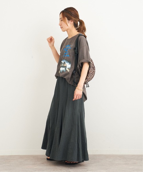 「FRAMeWORK」 フレアスカート 36 イエロー レディース_画像4