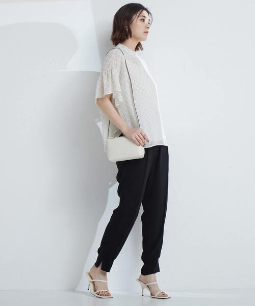 「TIARA」 半袖ブラウス FREE アイボリー レディース_画像5