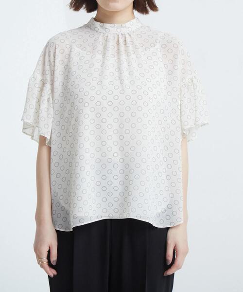 「TIARA」 半袖ブラウス FREE アイボリー レディース_画像7