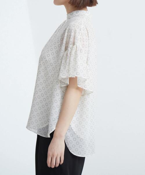 「TIARA」 半袖ブラウス FREE アイボリー レディース_画像8