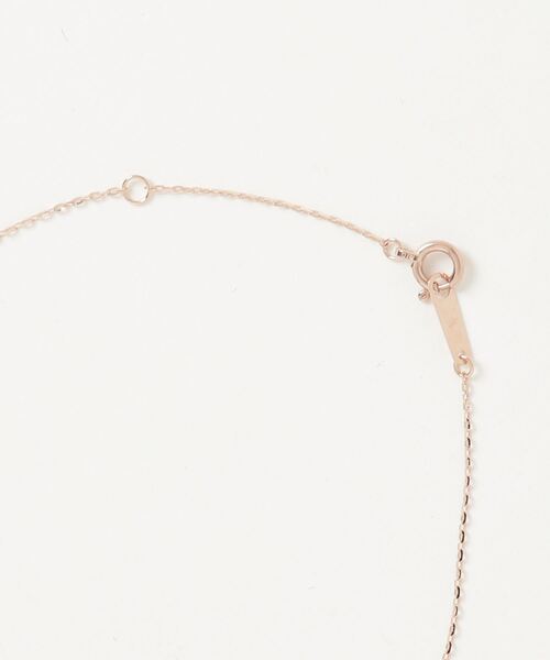 ネックレス K10PG ブラウンダイヤモンド ネックレス レディースの画像