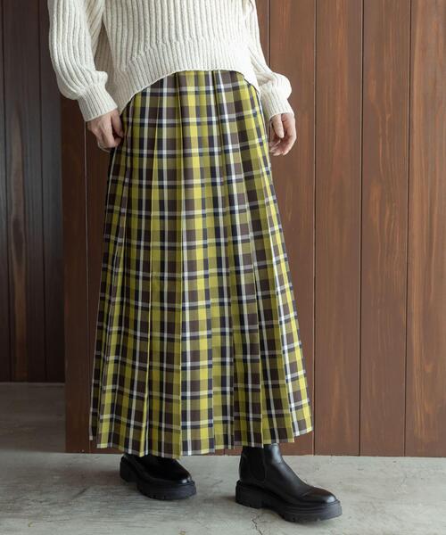 【グレー系その他】『別注』GLEN FYNE×Sonny Label チェックキルトスカート 別注』GLEN FYNE×Sonny Label チェックキルトスカート｜アーバン