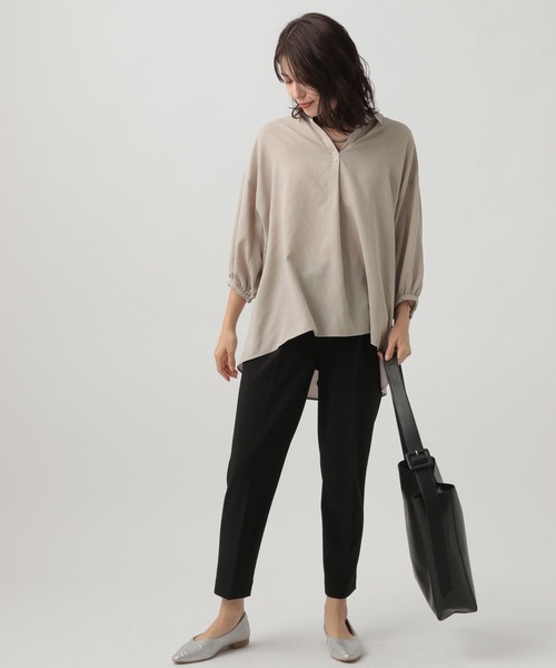 「Elura」 7分袖シャツ FREE ホワイト レディース_画像4